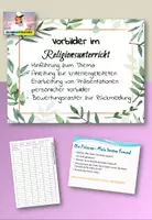 Vorschau - Arbeitsblätter - Einstieg in die Reihe Vorbilder - Deckblatt