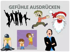 Vorschau - Präsentationen/Tafelbilder - Gefühle ausdrücken - Körpersprache, Mimik, Gestik - Seite 1