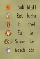 Vorschau - Spiele - Silbenkärtchen zum Thema Herbst - Seite 2