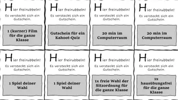 Vorschau - Mal- und Bastelvorlagen - Adventskalender "Rubbellos" - Seite 3