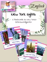Vorschau - Arbeitsblätter - Materialpaket New York Sights - Seite 1