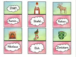 Vorschau - Spiele - Lesespiel/Lesedomino „Winter“ (1./2. Klasse) - Seite 3