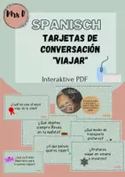 Vorschau - Bildkarten - Interaktive PDF Tarjetas de conversación "Viajar" - Deckblatt