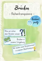 Vorschau - Poster - Brücken: Reihentransparenz (Kl. 3) - Deckblatt