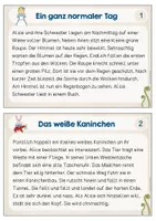 Vorschau - Aufgabenkarten - Abschreibkartei 'Alice im Wunderland' (Satzglieder) - Seite 2