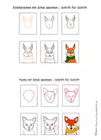 Vorschau - Stundenentwürfe - Kunst Grundschule Winter, Tiere im Winter, fertige Kunststunde - Seite 3