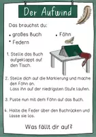 Vorschau - Unterrichtsreihen - 13 Experimente mit Luft - Stationenkarten & Anleitungen - Seite 1