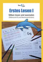 Vorschau - Arbeitsblätter - Erstes Lesen - Silben lesen und ausmalen - Deckblatt