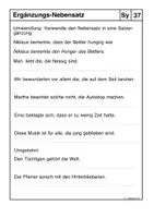 Vorschau - Arbeitsblätter - Übungspaket - Nebensätze - Seite 2