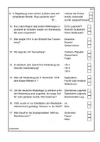 Vorschau - Arbeitsblätter - 1. Weltkrieg: Test zu Hindenburg - Seite 1