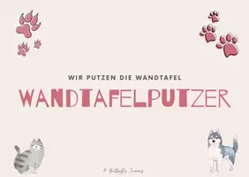 Vorschau - Poster - achtsamer Ämtliplan mit Hund und Katze - Seite 1