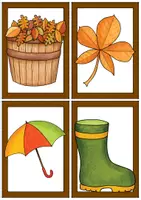 Vorschau - Bildkarten - Bild- und Wortkarten Herbst (DaZ) - Seite 3