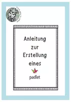 Vorschau - Lehrpläne/Lehrermaterial - Anleitung zur Erstellung eines padlets - Deckblatt
