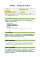 Vorschau - Arbeitsblätter - DEUTSCH: Literatur-Portfolios (für 5./6. & 7./8. Klasse) - Seite 1