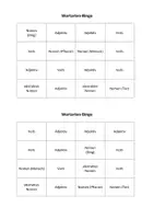 Vorschau - Arbeitsblätter - Wortartenbingo - Seite 1