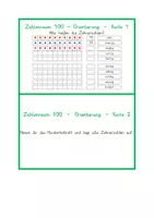 Vorschau - Aufgabenkarten - klasse 1 kartei 100 orientierung - Deckblatt
