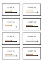 Vorschau - Fördermaterial/Inklusion - Längen vergleichen - Kärtchen zum direkten Vergleich - Seite 3