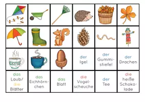 Vorschau - Spiele - Merk es dir! - Spiel Thema Herbst (DaZ) - Seite 2