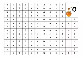 Vorschau - Arbeitsblätter - Buchstaben im Raster finden 1. Klasse - Seite 3