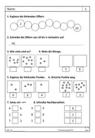 Vorschau - Arbeitsblätter - Kernthemen Mathematik 1.+2. Klasse - Deckblatt