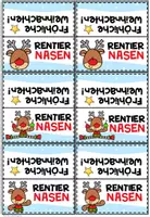 Vorschau - Mal- und Bastelvorlagen - Rentiernasen - Weihnachtsgruß (Bastelvorlage) - Seite 2