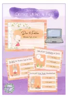 Vorschau - Stationenlernen - Die 4 Fälle - interaktives / digitales Spiel - Deckblatt