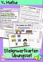 Vorschau - Unterrichtsreihen - Orientierung im ZR bis 1000 (Übung mit Stellenwertkarten, Erklärvideo) - Deckblatt