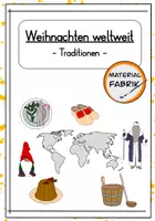 Vorschau - Poster - Weltkarte Weihnachtstraditionen - Deckblatt