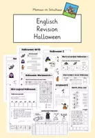 Vorschau - Arbeitsblätter - Revision Halloween - Deckblatt