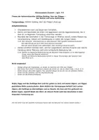 Vorschau - Klassenarbeiten - Klassenarbeit Deutsch 7/8 Golding Herr der Fliegen - Deckblatt