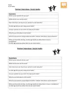 Vorschau - Arbeitsblätter - Englisch EF- Einstieg ins Thema "Internet/Social Media" - Partner interviews - Seite 2