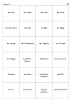 Vorschau - Arbeitsblätter - Möbel u. Ortsangaben spielerisch erlernen - DaF/DaZ - Seite 3