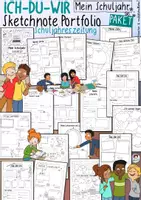 Vorschau - Arbeitsblätter - ME and my school - Kostenlose Cover - Seite 3