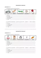 Vorschau - Arbeitsblätter - kleines Materialpaket zu den "activités" - Seite 2