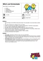 Vorschau - Spiele - Klassen-Spiel: Milch und Schokolade (5-10 Min) - Seite 1