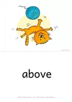 Vorschau - Fördermaterial/Inklusion - prepositions of place - Englische Präpositionen - picture and word cards - flashcards english - Bildkarten Englisch - Seite 2