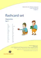 Vorschau - Bildkarten - adjectives - counterparts - opposites (1): english picture and word cards - 38 Bildkarten - Deckblatt