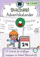 Vorschau - Arbeitsblätter - Adventskalender | 24 Suchsel | Klasse 1 | Basisschrift - Deckblatt