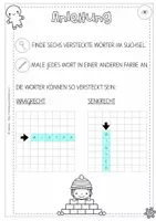 Vorschau - Arbeitsblätter - Adventskalender | 24 Suchsel | Klasse 1 | Basisschrift - Seite 2
