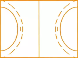 Vorschau - selbst erstellte Cliparts/Grafiken - Basketball, Fußball, Handball, Volleyball, Badminton Spielfelder Cliparts Sportunterricht - Seite 2