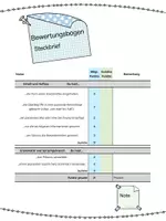 Vorschau - Klassenarbeiten - Steckbrief Bewertungsbogen SEK I - Seite 2