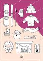 Vorschau - selbst erstellte Cliparts/Grafiken - Clipart Paket Winter (kommerzielle Nutzung erlaubt) - Seite 1