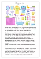 Vorschau - Arbeitsblätter - Alles rund um Hygiene - Aufgaben, Lösungen, Spiele... - Seite 1