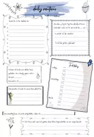 Vorschau - Arbeitsblätter - daily routines & Tag für Tag Freundlichkeit feiern Kalender - Deckblatt