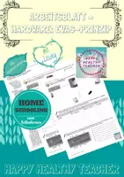 Vorschau - Stundenentwürfe - Homeschooling Arbeitsblatt - Hardware EVA / EVAS Prinzip - Deckblatt