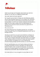 Vorschau - Arbeitsblätter - Warum feiern wir Nikolaus? Texte, Aufgaben, Spiele - Seite 1