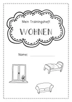 Vorschau - Arbeitsblätter - Trainingsheft Wohnen - Deckblatt