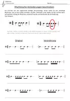 Vorschau - Arbeitsblätter - Rhythmische Veränderung beschreiben - Deckblatt