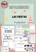 Vorschau - Arbeitsblätter - Materialpaket - Fiestas en España + Las Fallas - Seite 1