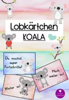 Vorschau - Bildkarten - Lobkärtchen Koala - Deckblatt